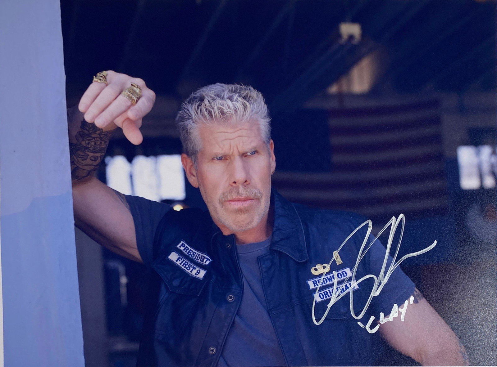 Autograph Signed Ron Perlman Photo (1 of 1)