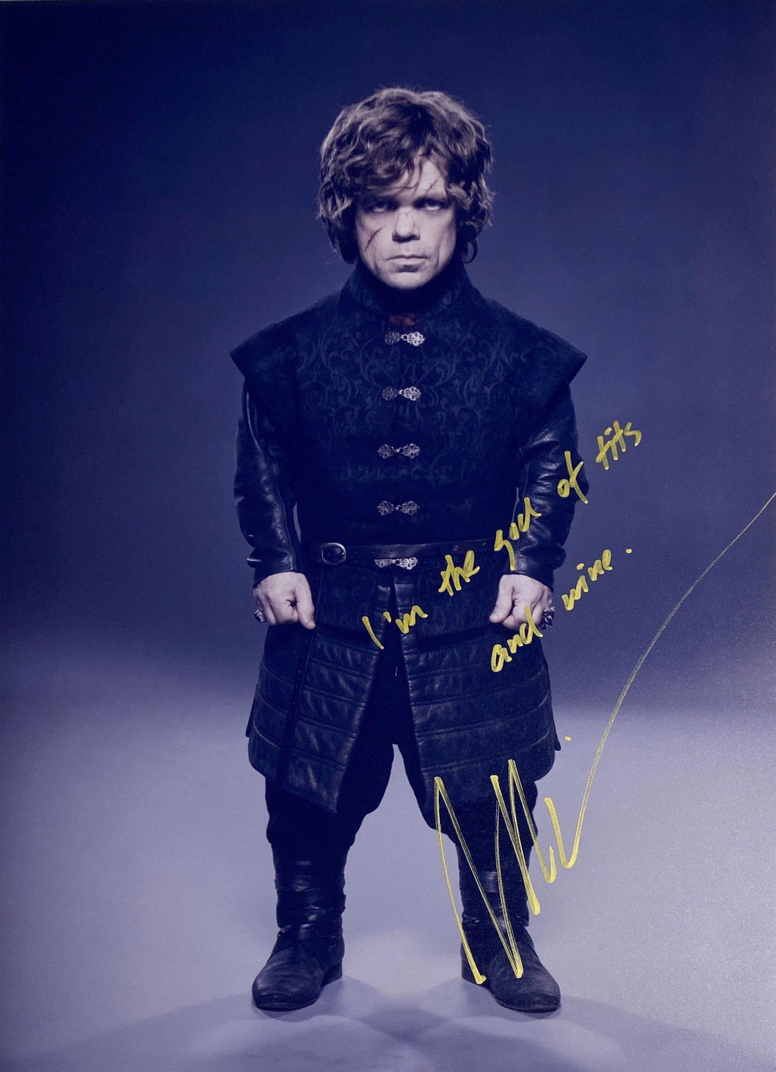 Autograph Signed Peter Dinklage Photo (1 of 1)