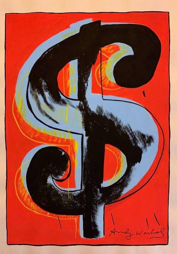Andy warhol (In The Style of) Watercolor on Paper: I. Â° Artist: Andy Warhol (in the style of) Â°Title: Untitled Â° Dimensions in inches: (12 h x 8 1/2 w) Â° Medium: Watercolor on paper. Â°Condition: good general condition II. The sheet of p