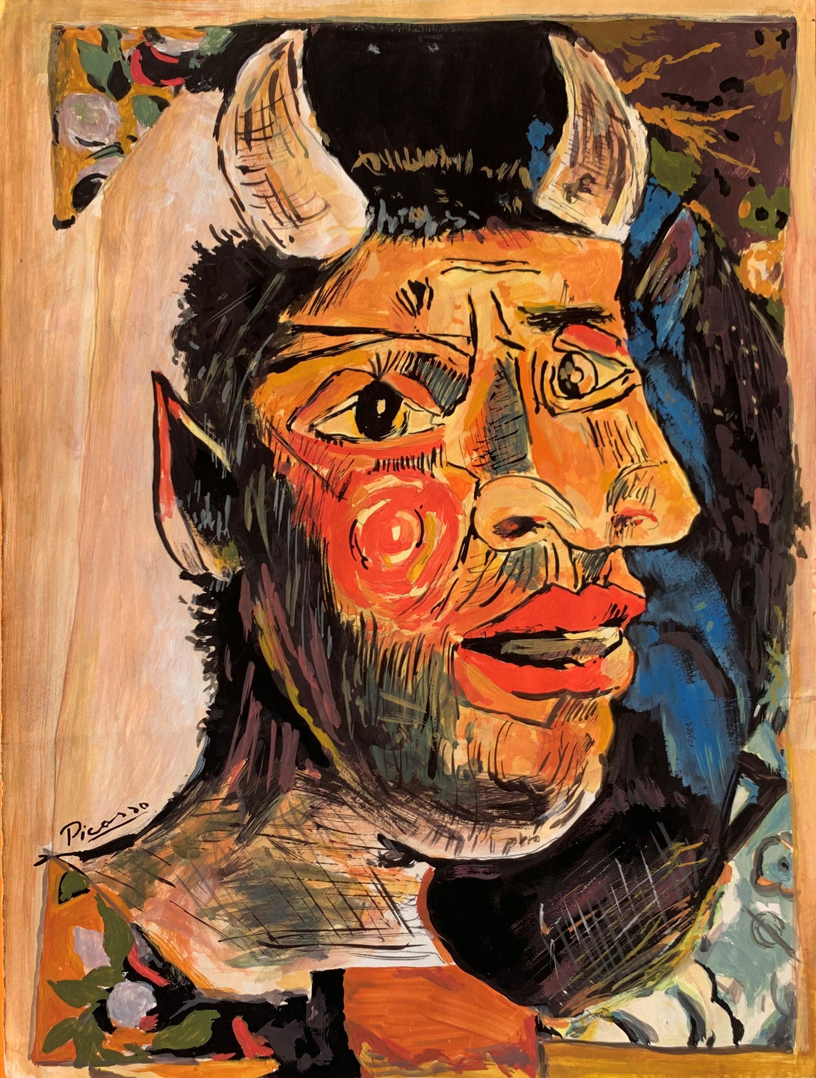 Pablo Picasso (After) Head of Faun, 1894 (1 of 2)