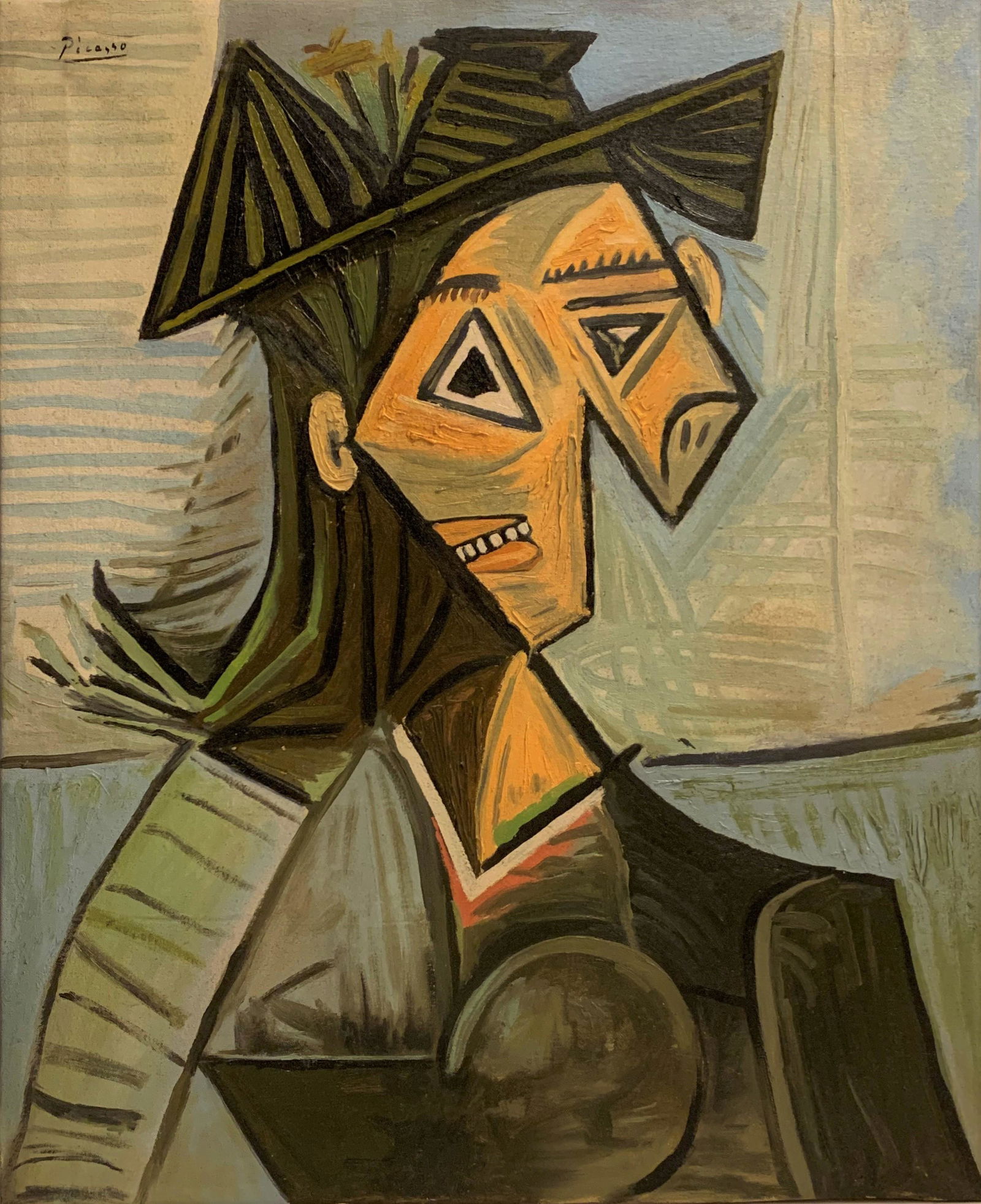 Oil - Pablo Picasso (After) Bust of a Woman, 1942 (1 of 2)