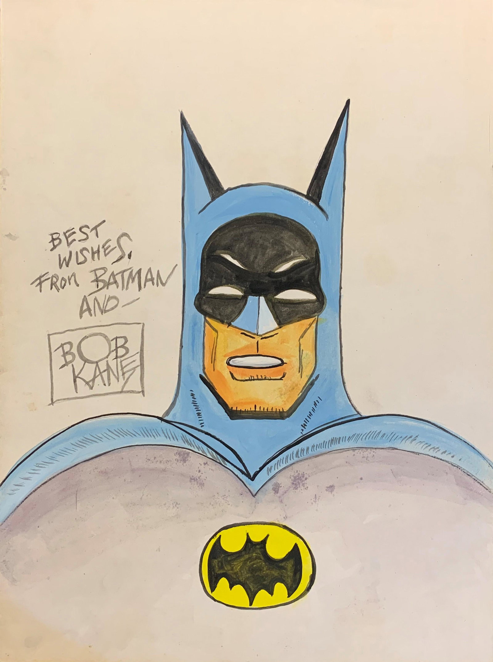 Bob Kane (Later) Batman (1 of 2)