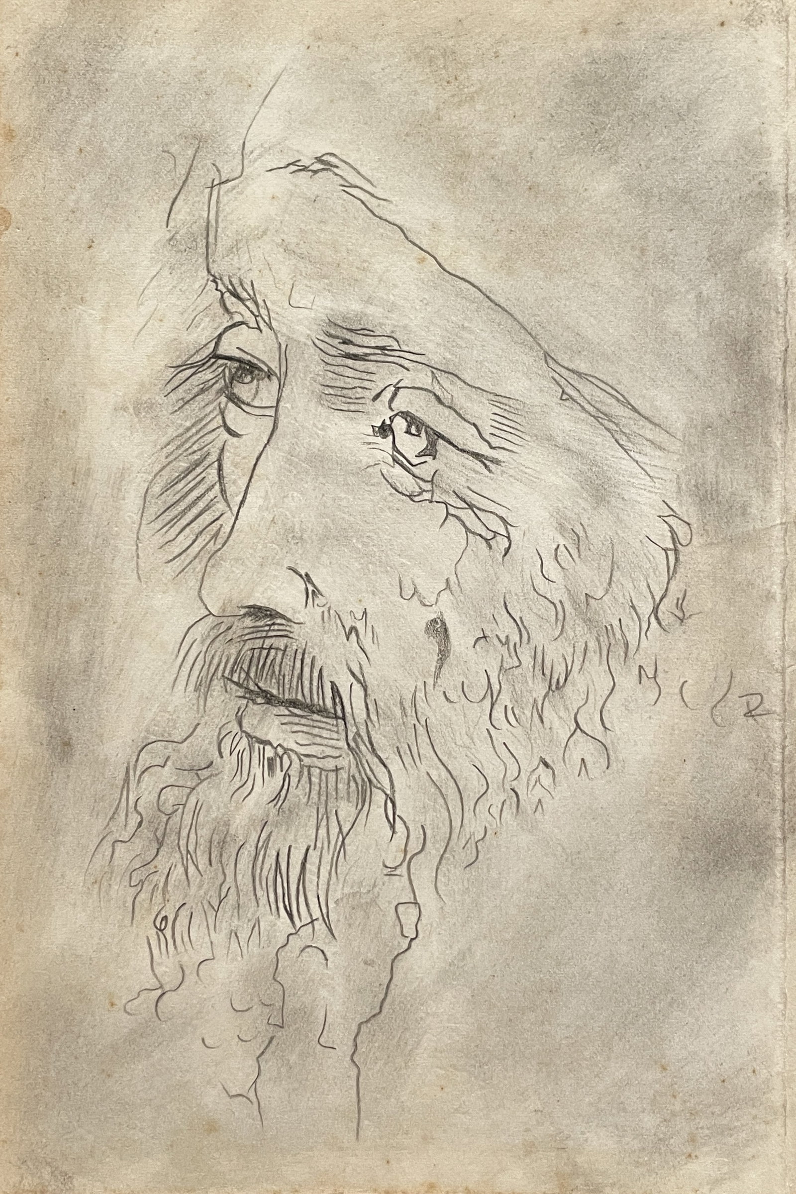 Leonardo da Vinci "in the style of" Drawin on paper: I. Â° Artist: Leonardo da Vinci Â° Medium: charcoal on paper Â° Condition: good general condition II. 1. The word "In the style of" is used for a work by an unknown creator who has created a cop