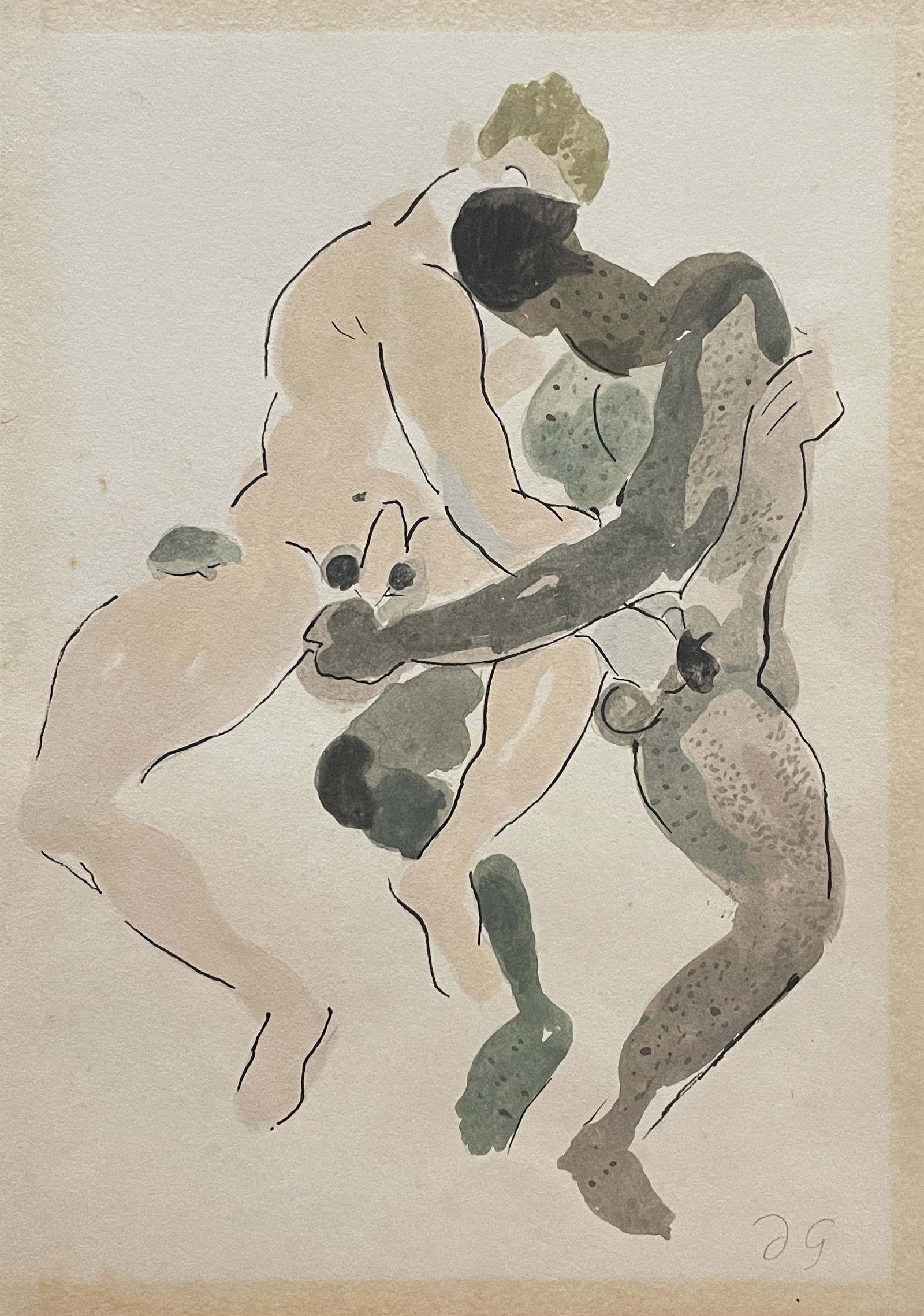 Duncan Grant (In the style) Drawin on paper (1 of 2)