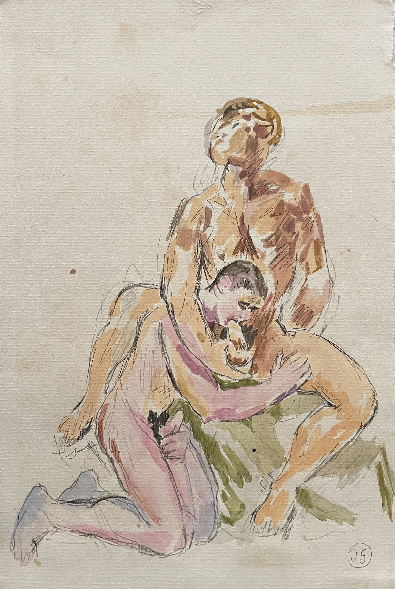 Duncan Grant (In the Style of) Drawin on paper (1 of 2)