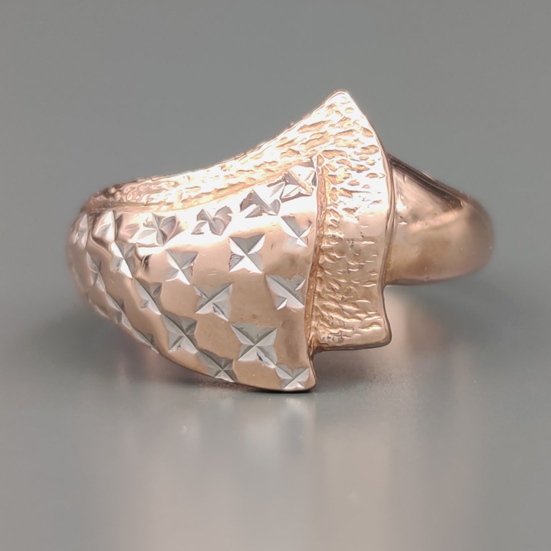 Vintage 9 kt white gold ring (1 of 7)