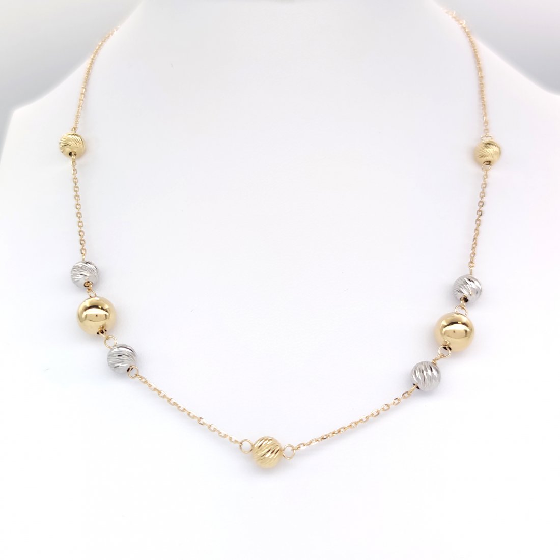 18 kt.White gold, Yellow gold - Necklace (1 of 7)