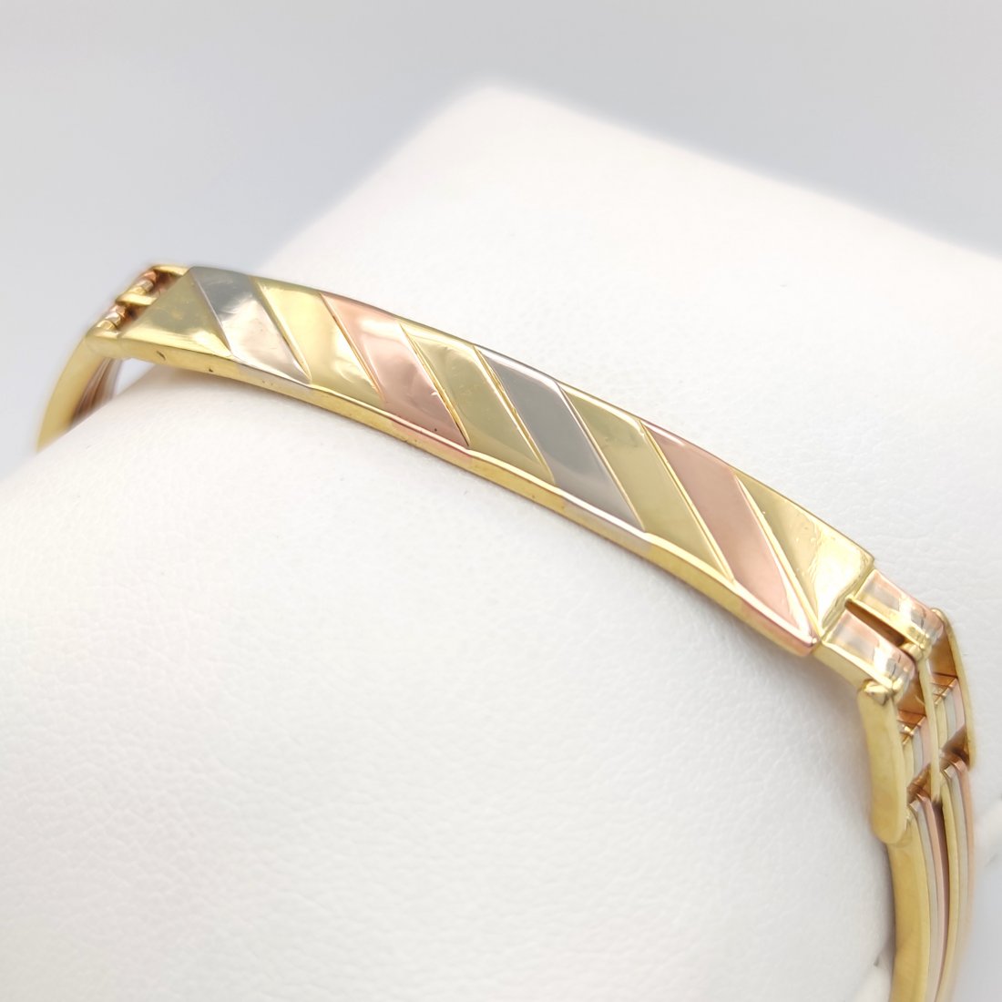 Chimento - 18 kt.White gold, Yellow gold, Pink gold: TypeUnisex MaterialWhite gold, yellow gold, pink gold Material title18 carat BrandChimento MeasureLength 19.50 x 0.60 cm Total weight28.22 g ConditionsExcellent condition - barely used with minimal si