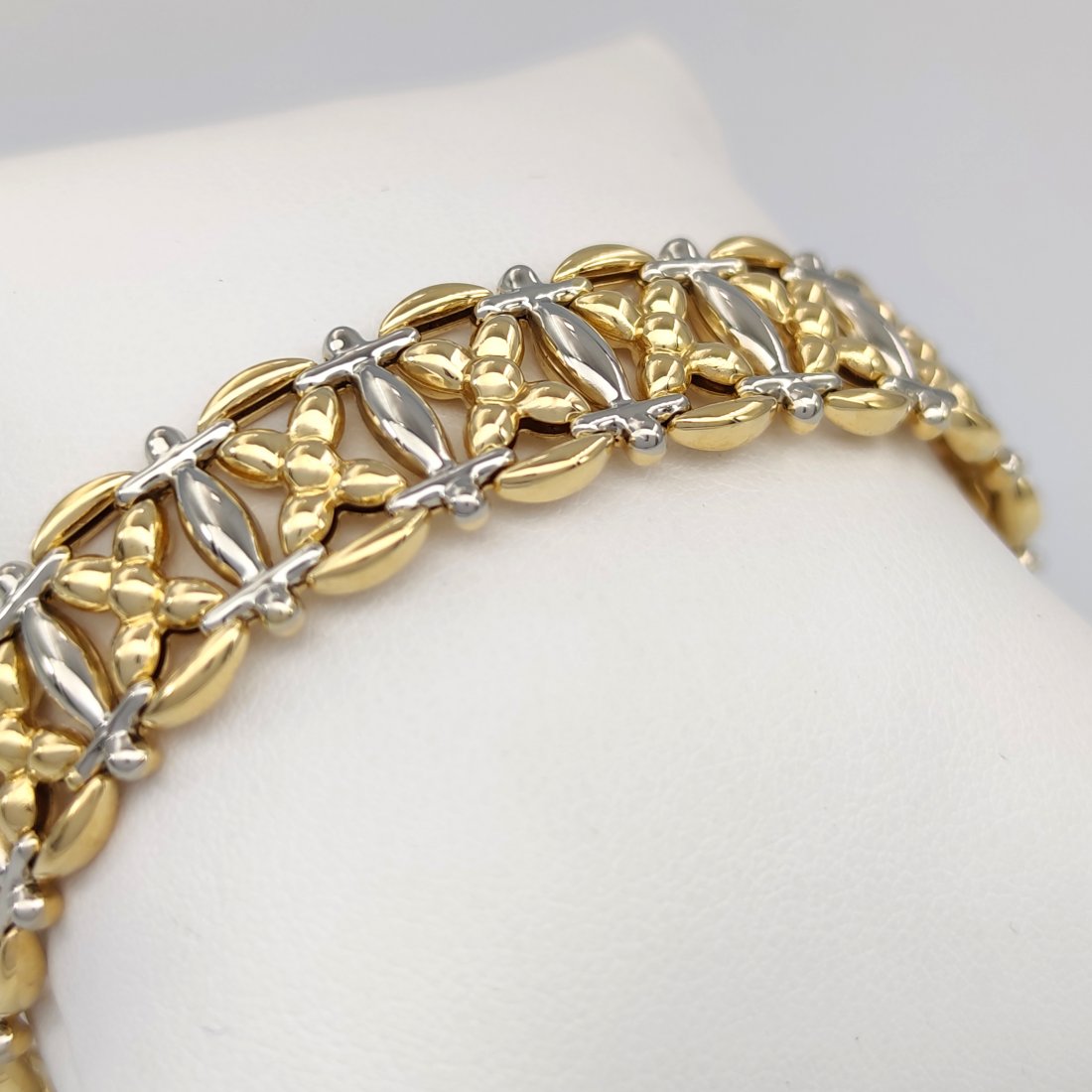 Chimento - 18 kt.White gold, Yellow gold - Bracelet: Lot details GuyBracelet TypeUnisex MaterialWhite gold, Yellow gold Material title18 carat BrandChimento MeasureLength 20.00 x 1.50 cm Total weight27.18 g