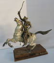 Bronze Figure Statue Cossack Cosaque du Tsar Russie