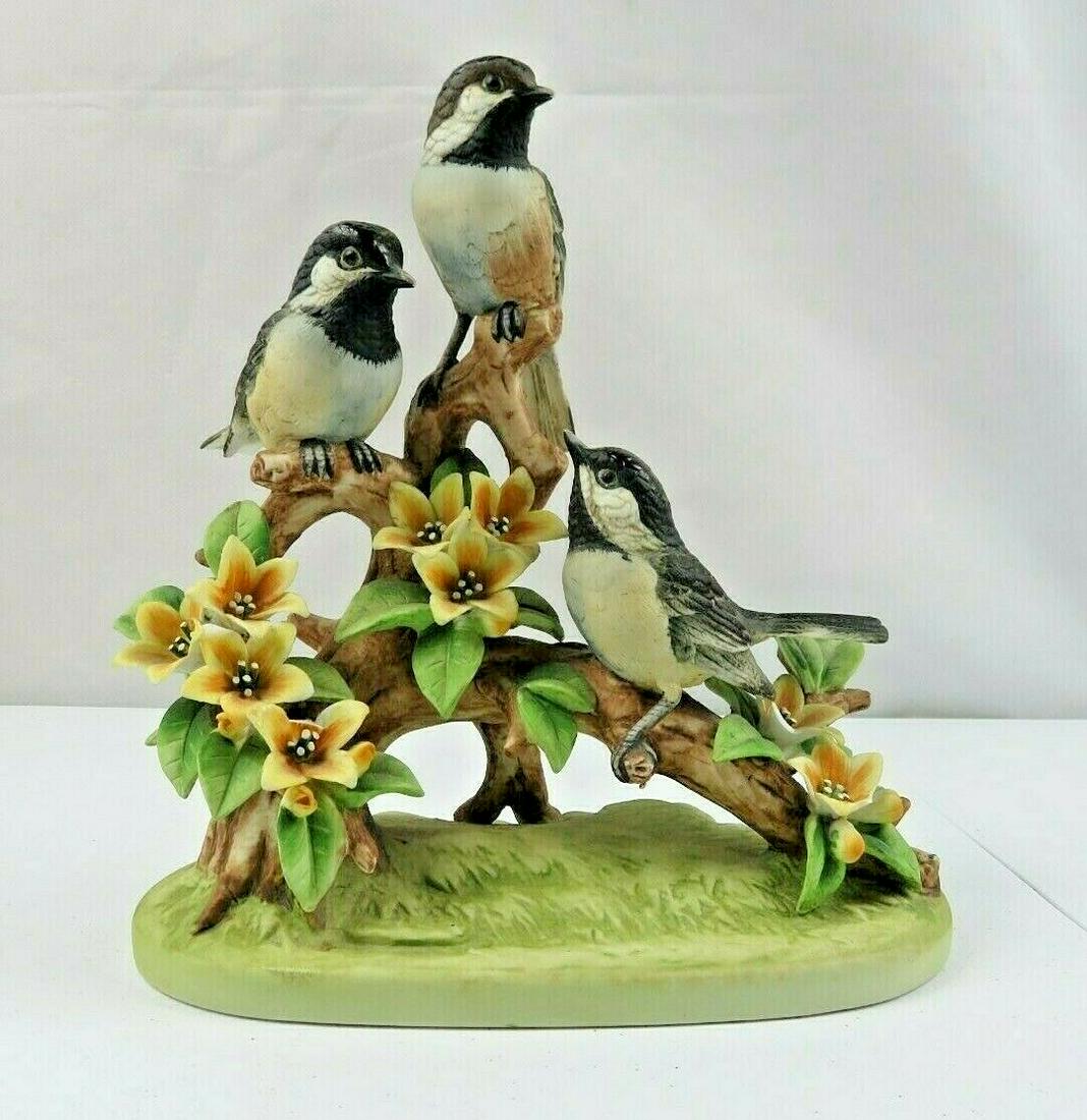 Japanese Birds Flower Porcelain Figurine by Andrea (1 of 11)