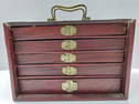 Vintage Chinese Mahjong Set Bone and Bamboo