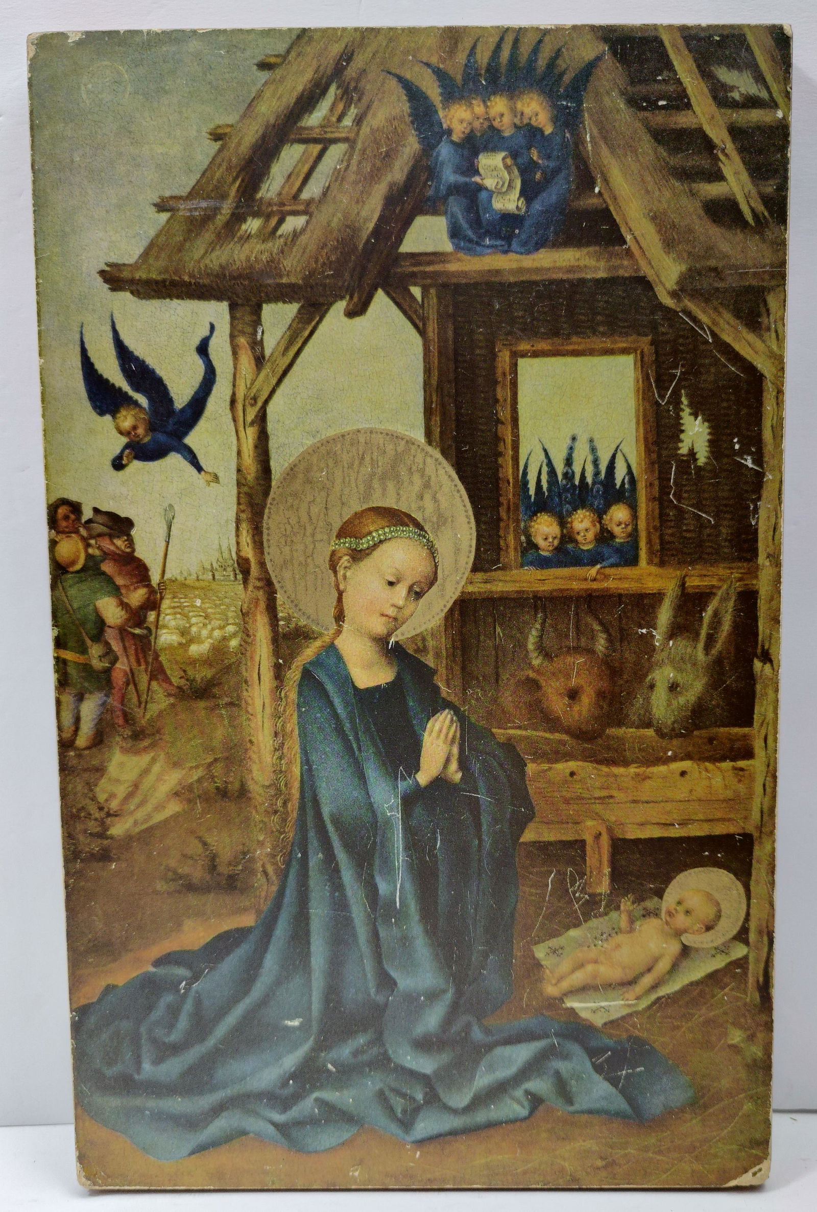 Icone Catholic Scene print on wood (1 of 9)