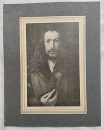 ALBRECHT DURER Portrait Engraving Autoportrait