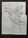 Pinkerton french Map of America & Indians Nations 1806