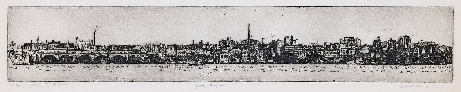 Herman Rose (1909-2007), Jersey Waterfront (1 of 2)