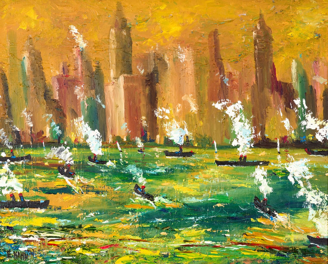 Eric Kahn, On the East River New York (1 of 2)