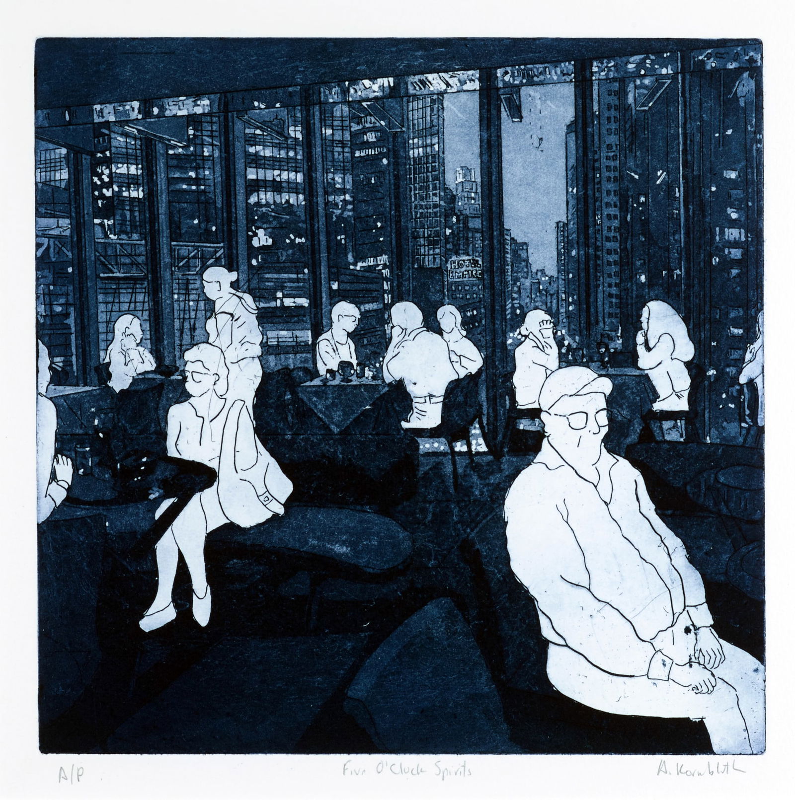 Andrea Kornbluth, Five O'Clock Spirits (1 of 2)