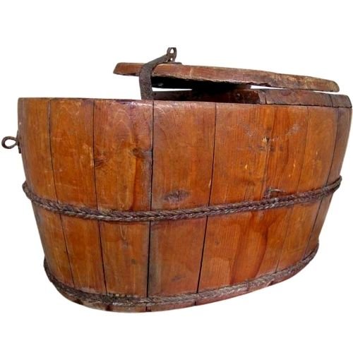 Primitive Sugar Storage Bucket with Lid (1 of 1)