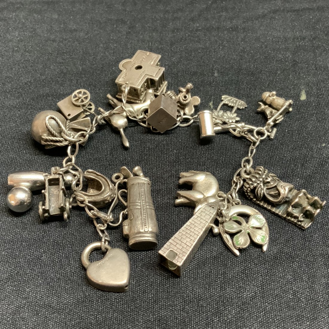 18 Silver Charms On Chain (1 of 7)
