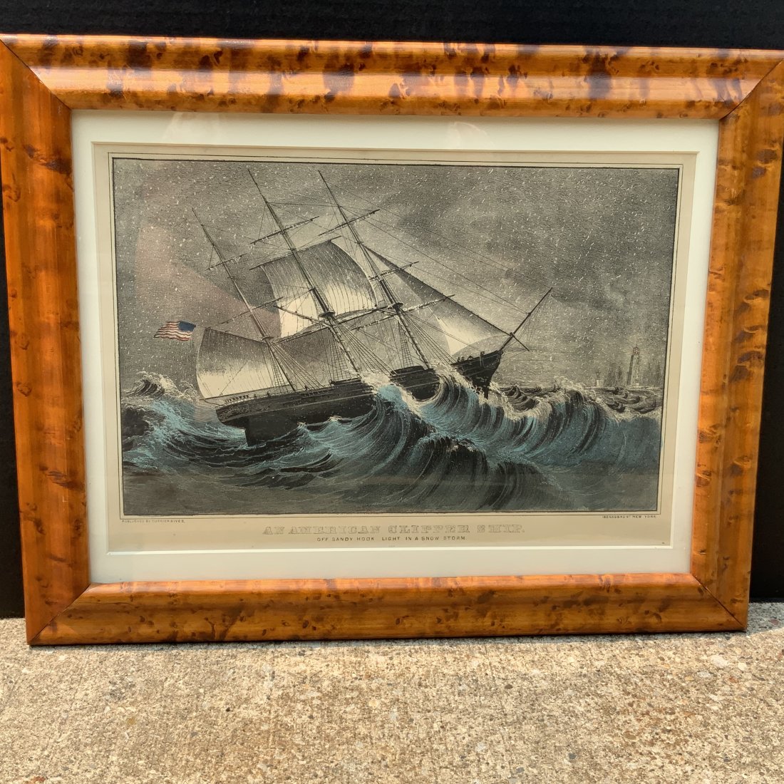 CURRIER & IVES - An American Clipper Ship (1 of 6)