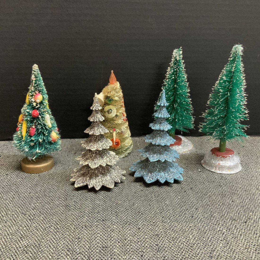 Lot Of Vintage Miniature Christmas Trees (1 of 4)