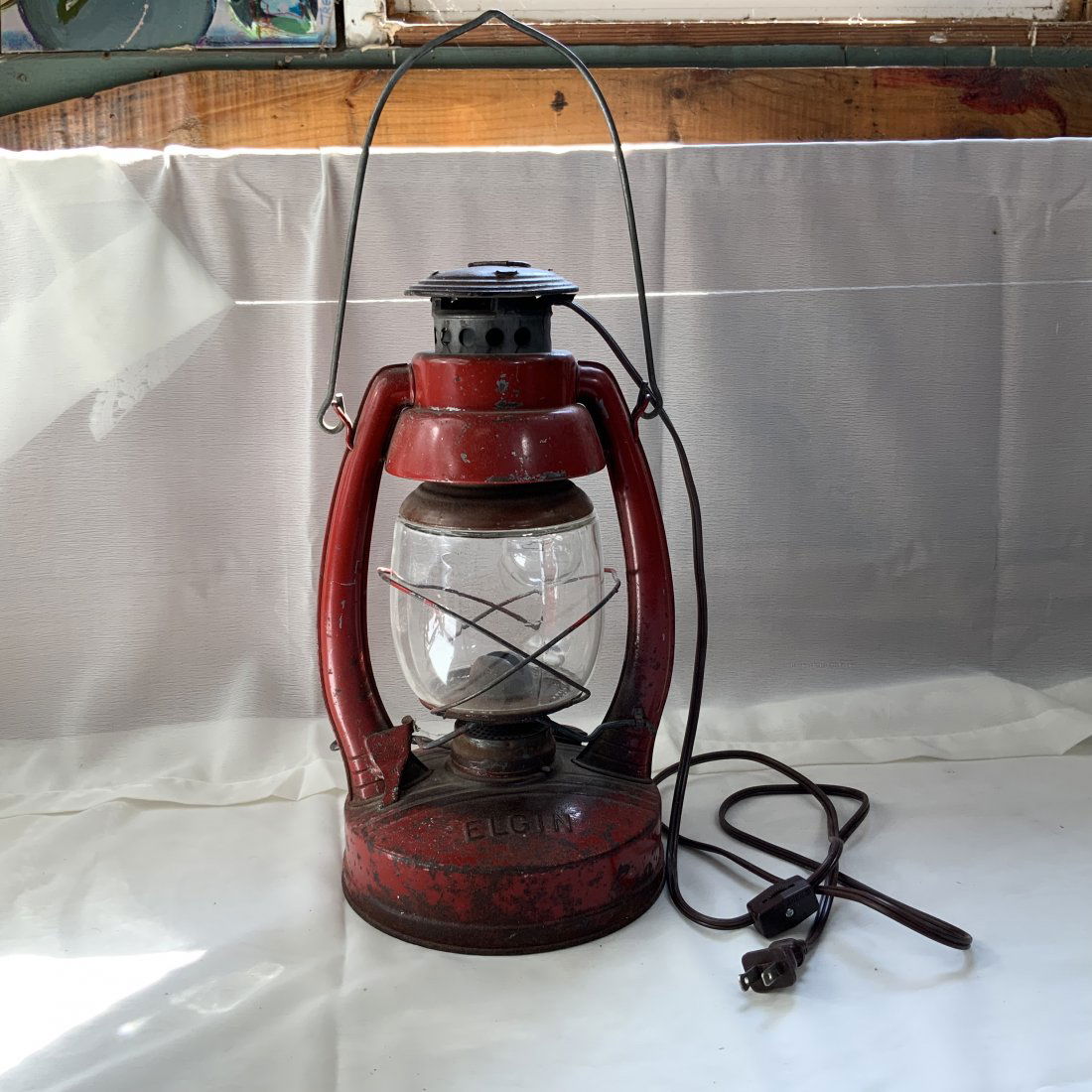 Antique Elgin Railroad Lantern (1 of 5)