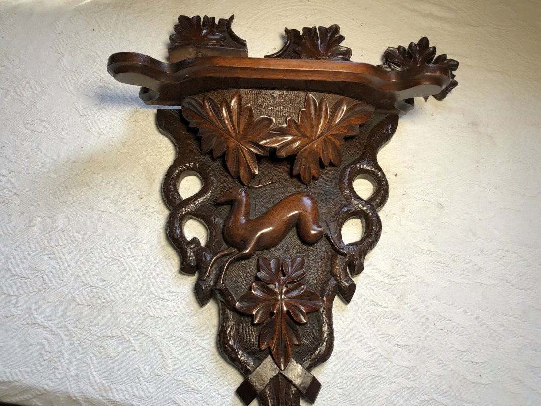 Wood Carved Shelf Pieces (1 of 2)