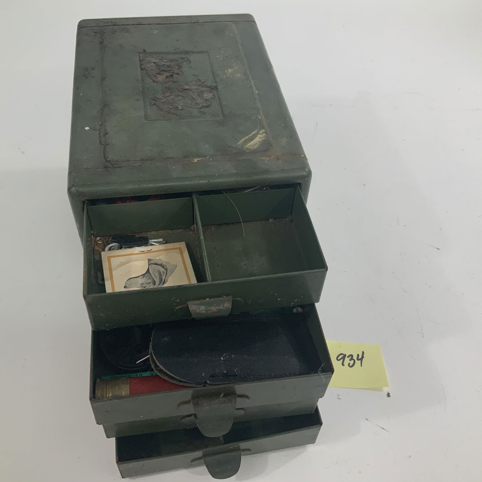 Metal drawers with miscellaneous contents (1 of 2)