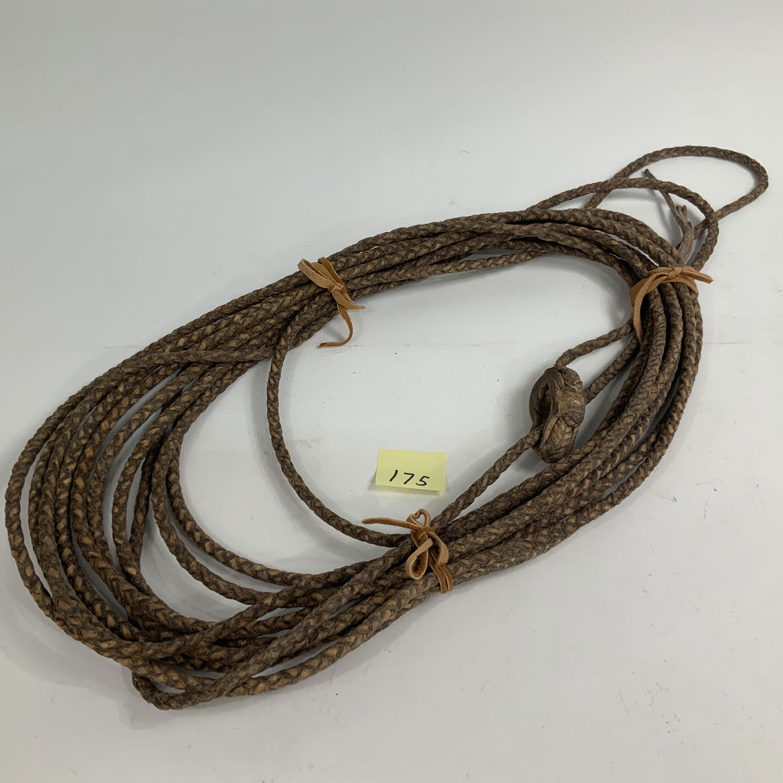 Western Rawhide Larriat Riata Ranch Rope Equestrian (1 of 3)