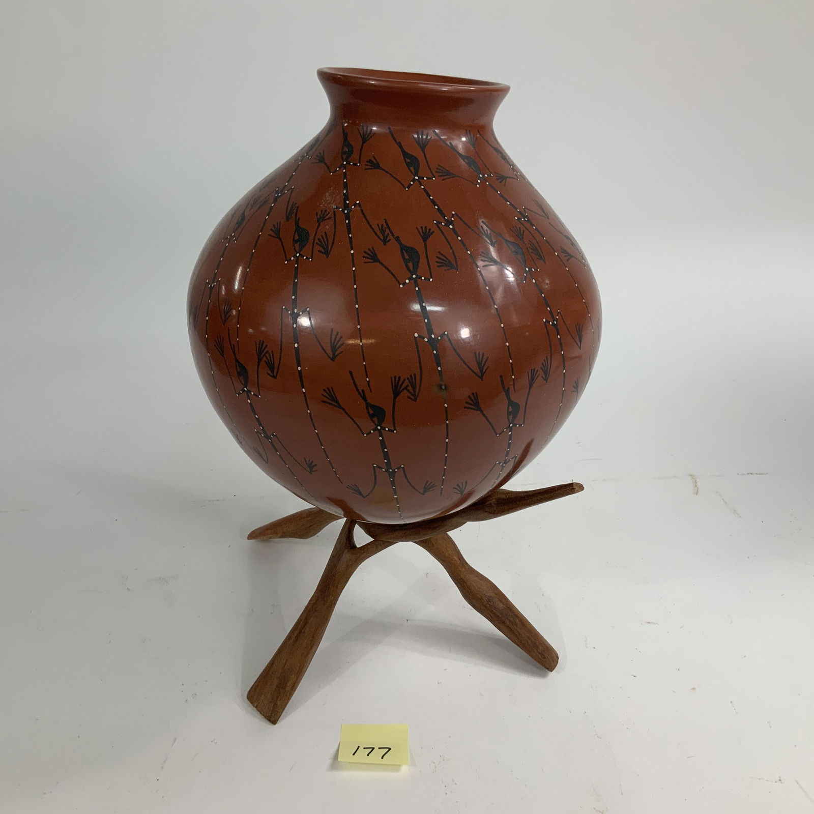 Vintage Vase Pot Lucy Mora De Bugarini Skinny Lizards (1 of 5)