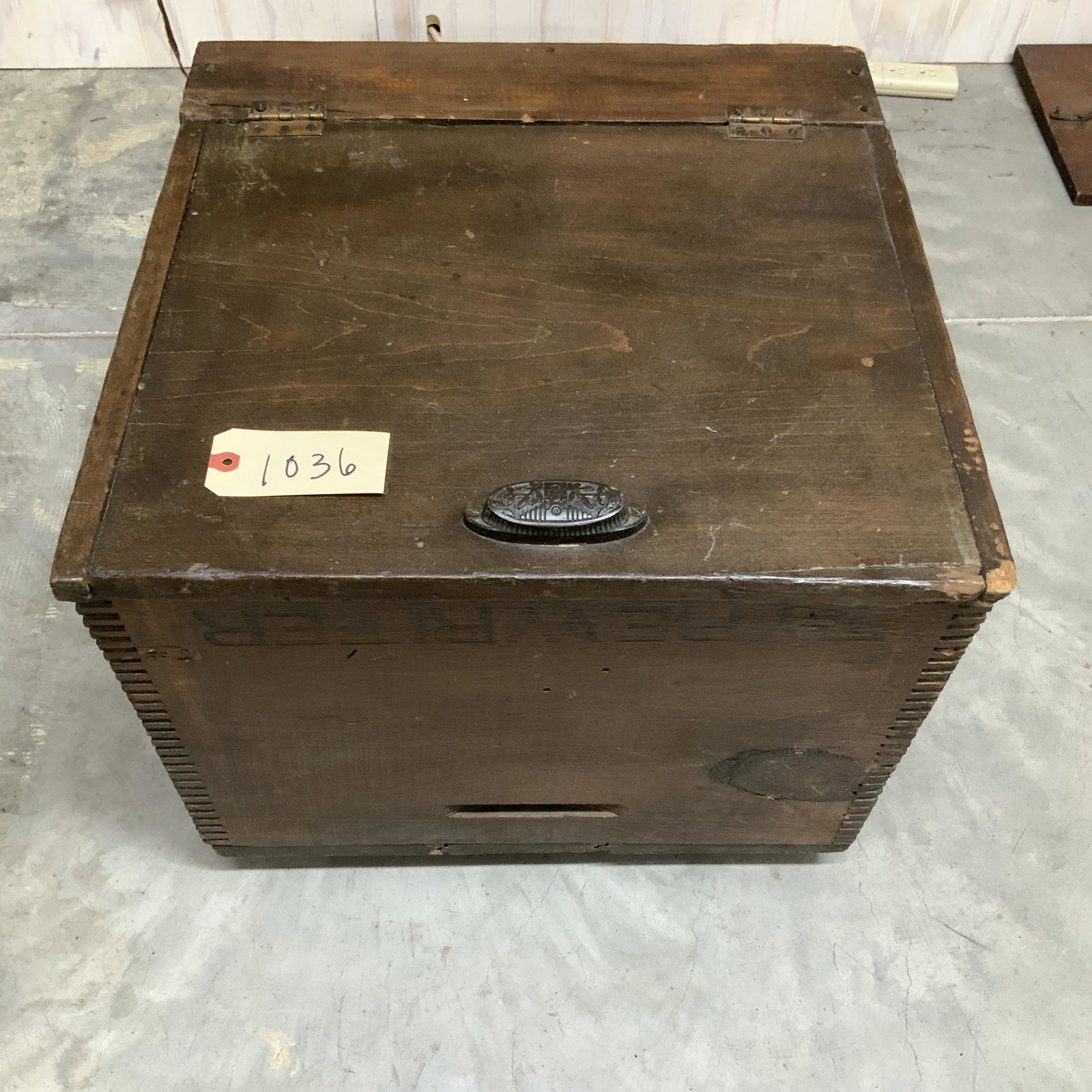 Wooden Typewriter Shipping Crate turned file cabinet (1 of 8)