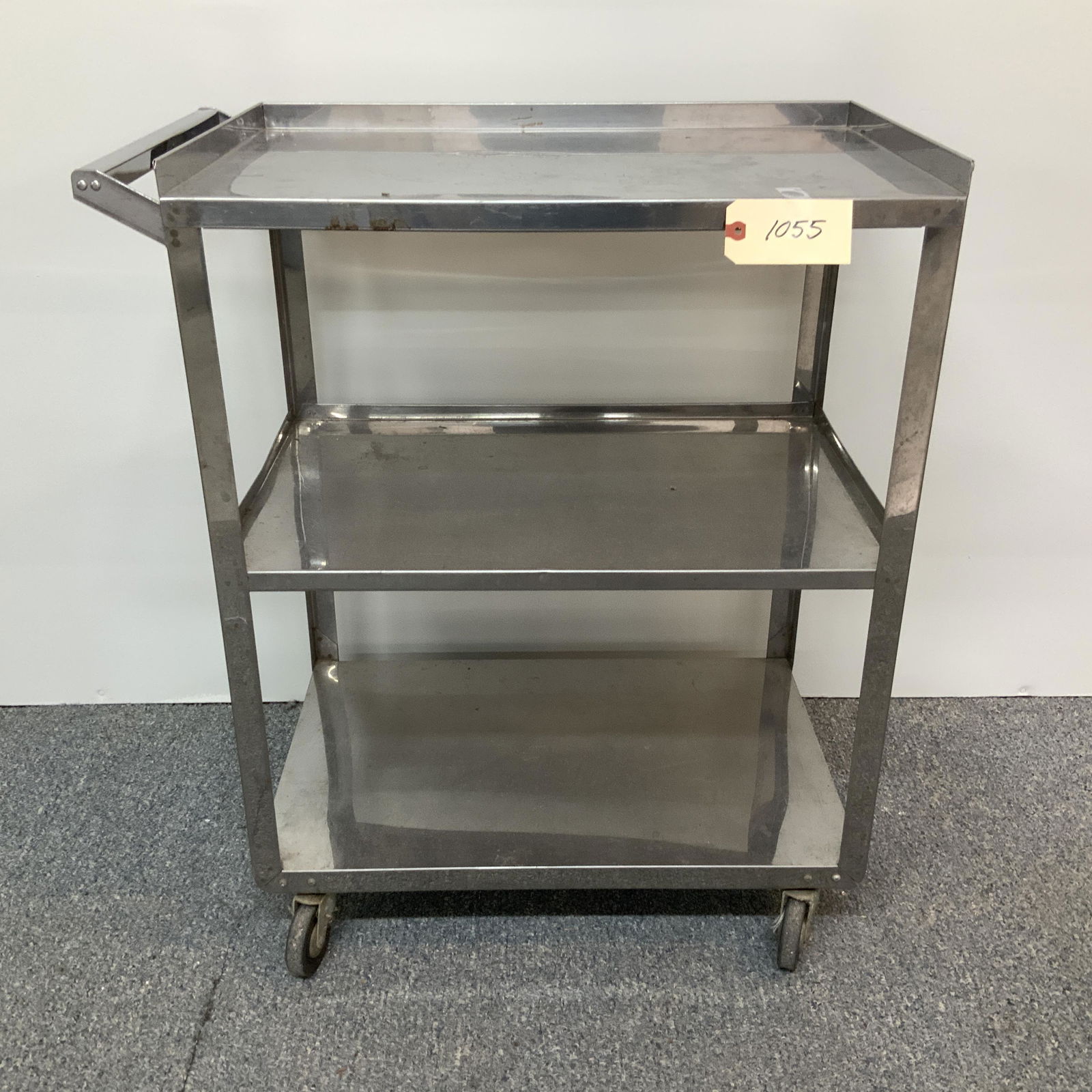 Metal Cart on wheels (1 of 4)