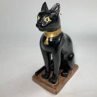 Boehm Limited Goddess Bastet. Number 84: The treasures of Tutankhamun. Measures 10 in by 8 in