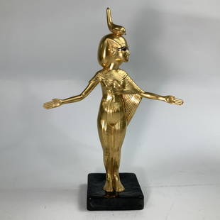 Boehm Limited Goddess Selket Tc21 Number 226: The treasures of Tutankhamun. Measures 16 in by 12