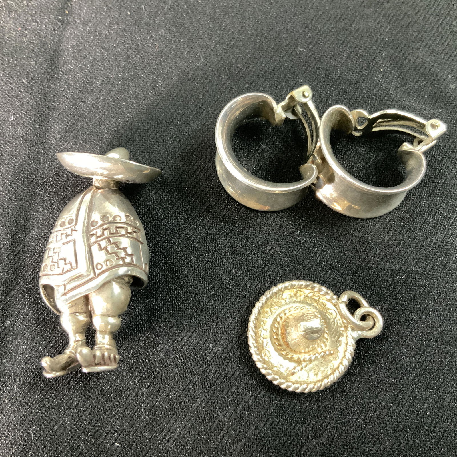 Lot of Sterling Mexican Figure (1 of 4)