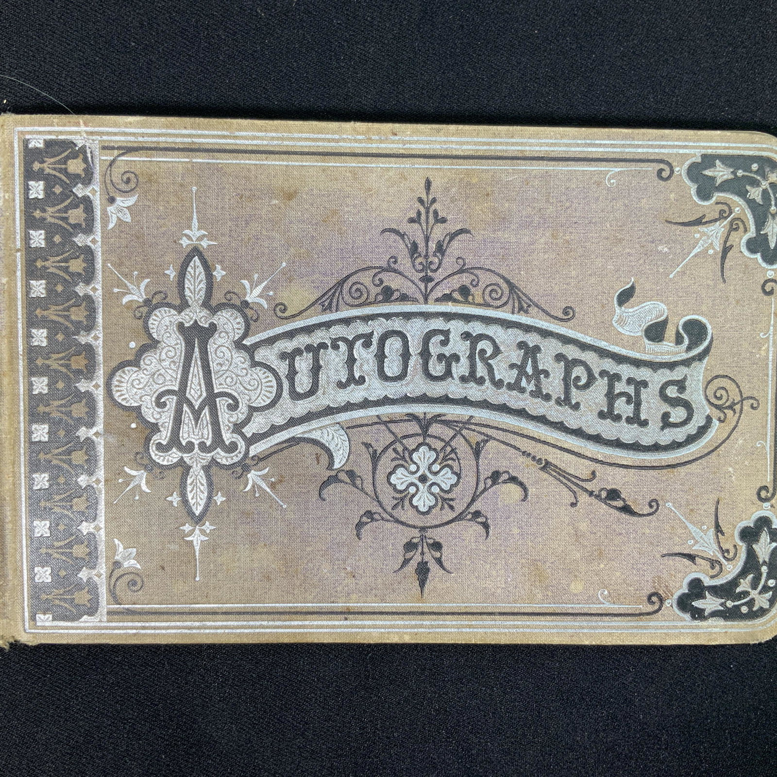 Victorian Autograph Book, 1881-1884: A Victorian autograph book belonging to a young lady named Lizzie in SW Michigan, dated 1881-1884. Autographs from Ionia, Fowler, and Boyne City, Mich, and Waterville Ohio.
