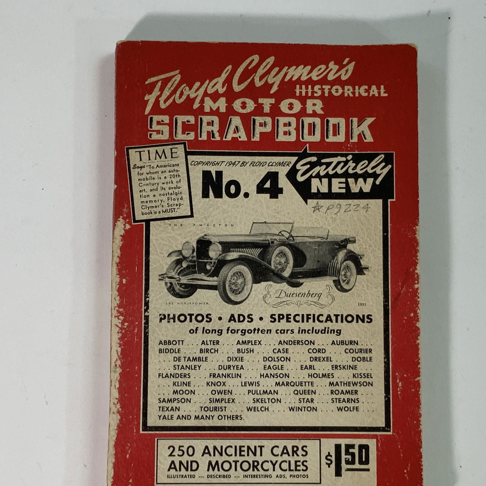 Floyd Clymers Antique Auto Book (1 of 4)