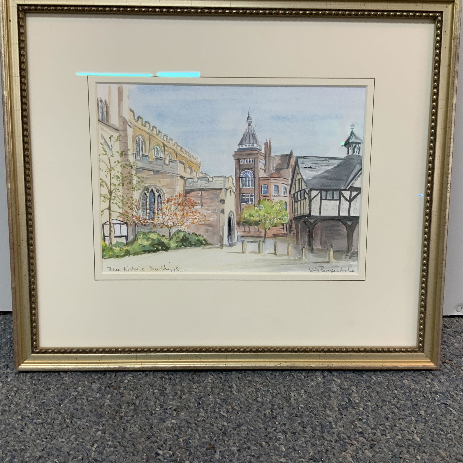 Framed Watercolor Painting (1 of 4)
