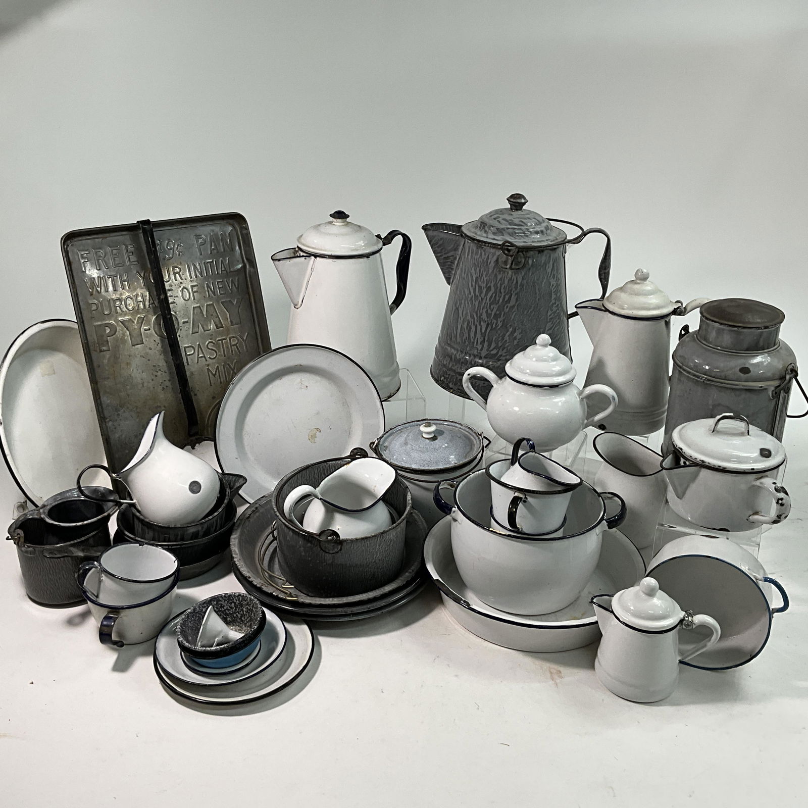 Huge Lot of Enamelware (1 of 1)