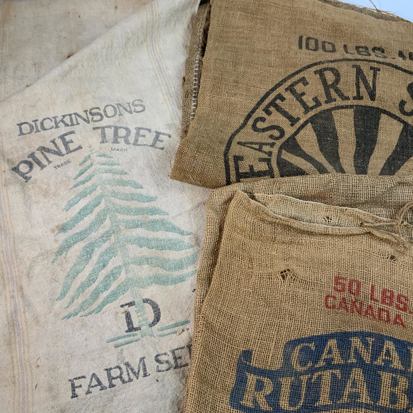 Burlap, Canvas Seed Bags (1 of 4)