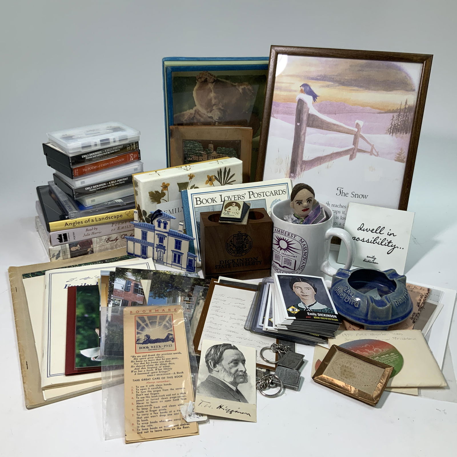 Huge Lot of Emily Dickinson Related ephemera and Memorabilia (1 of 5)