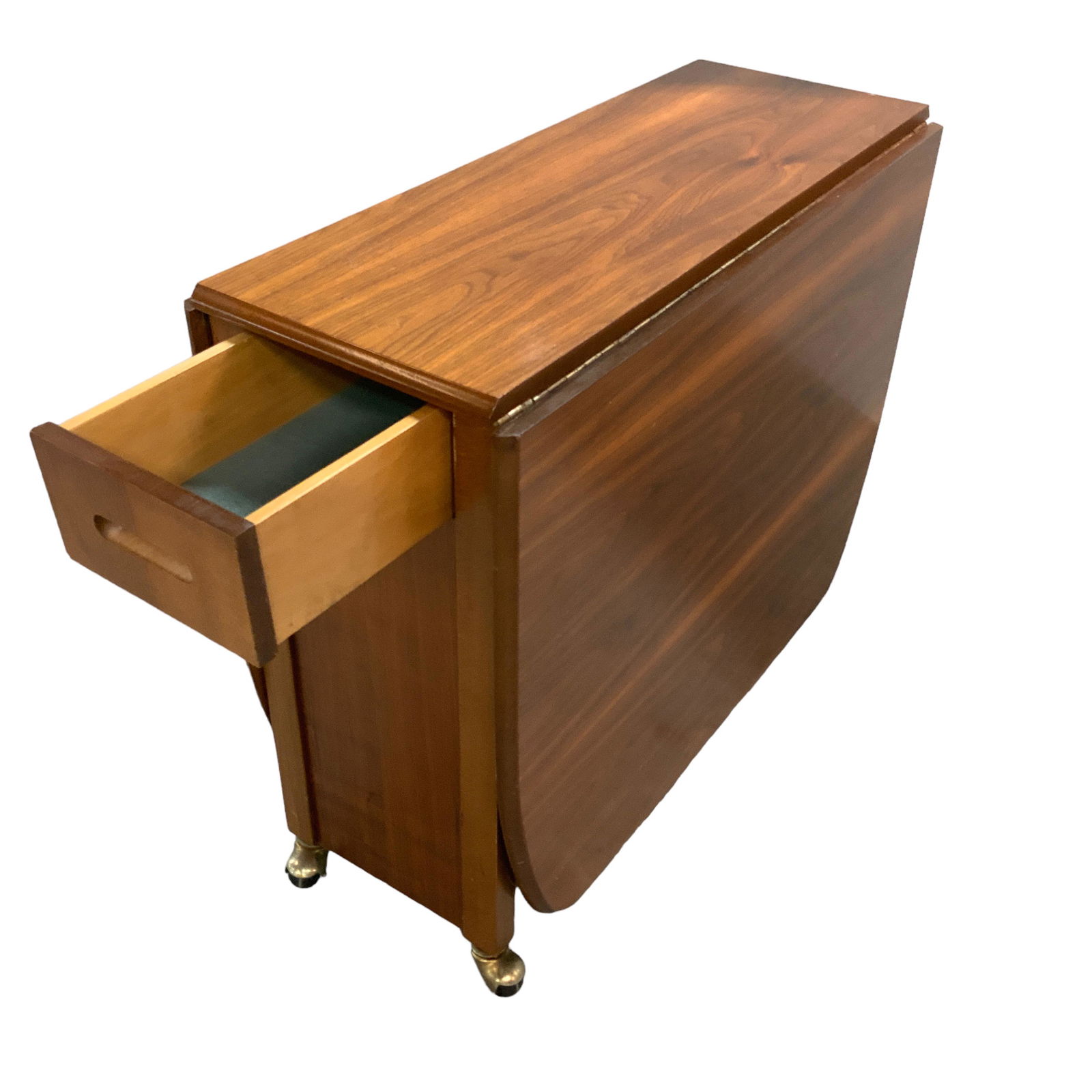 Drop Leaf Table with Folding Chairs (1 of 3)