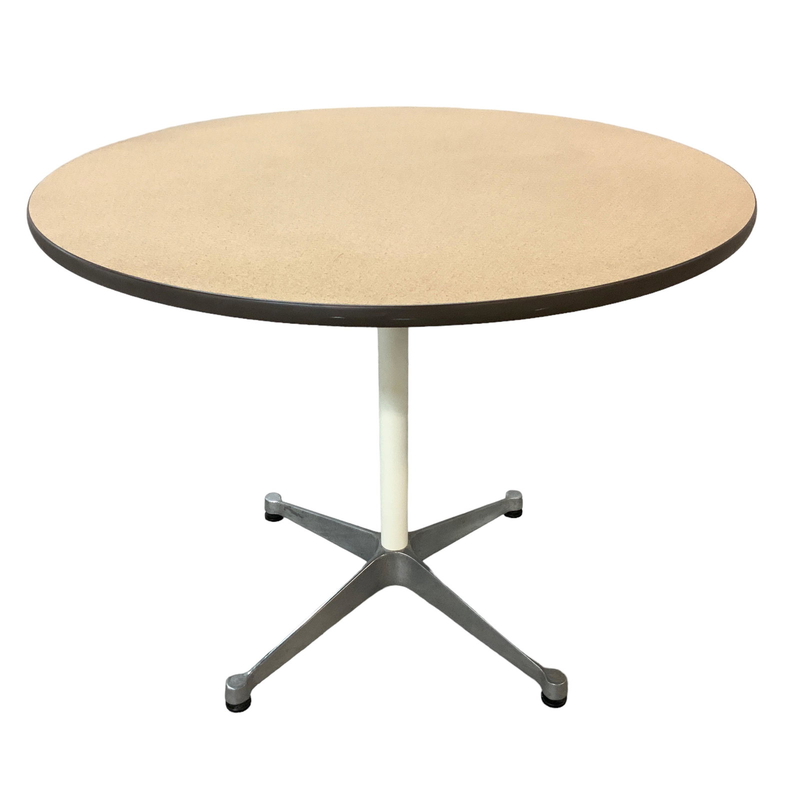 Herman Miller 36” Dining Table (Beige): 36 in Diameter x 29 in H