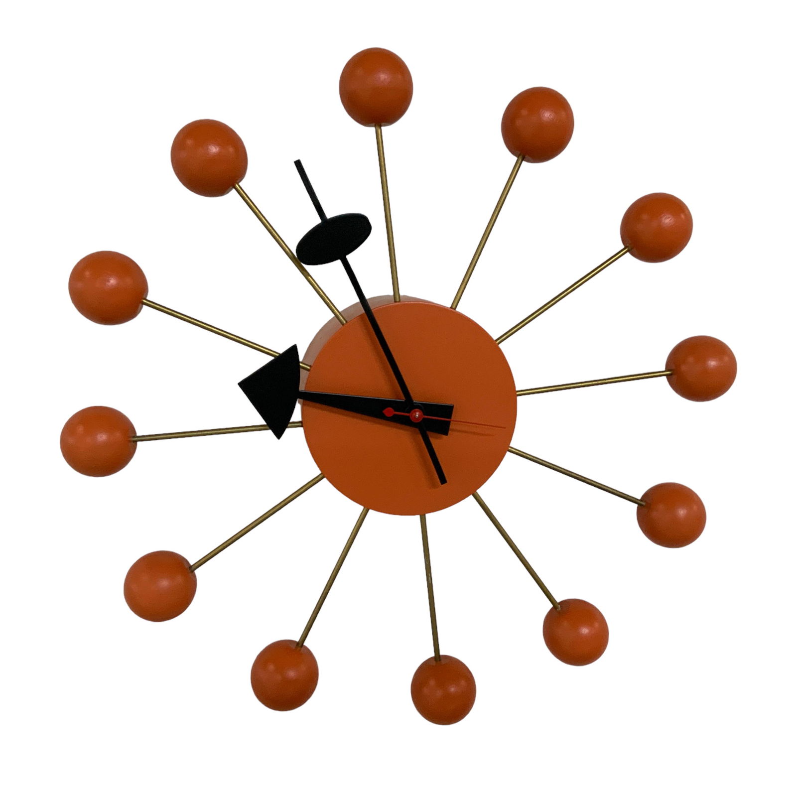 Nelson For Howard Miller Ball Clock Mid Century Auction