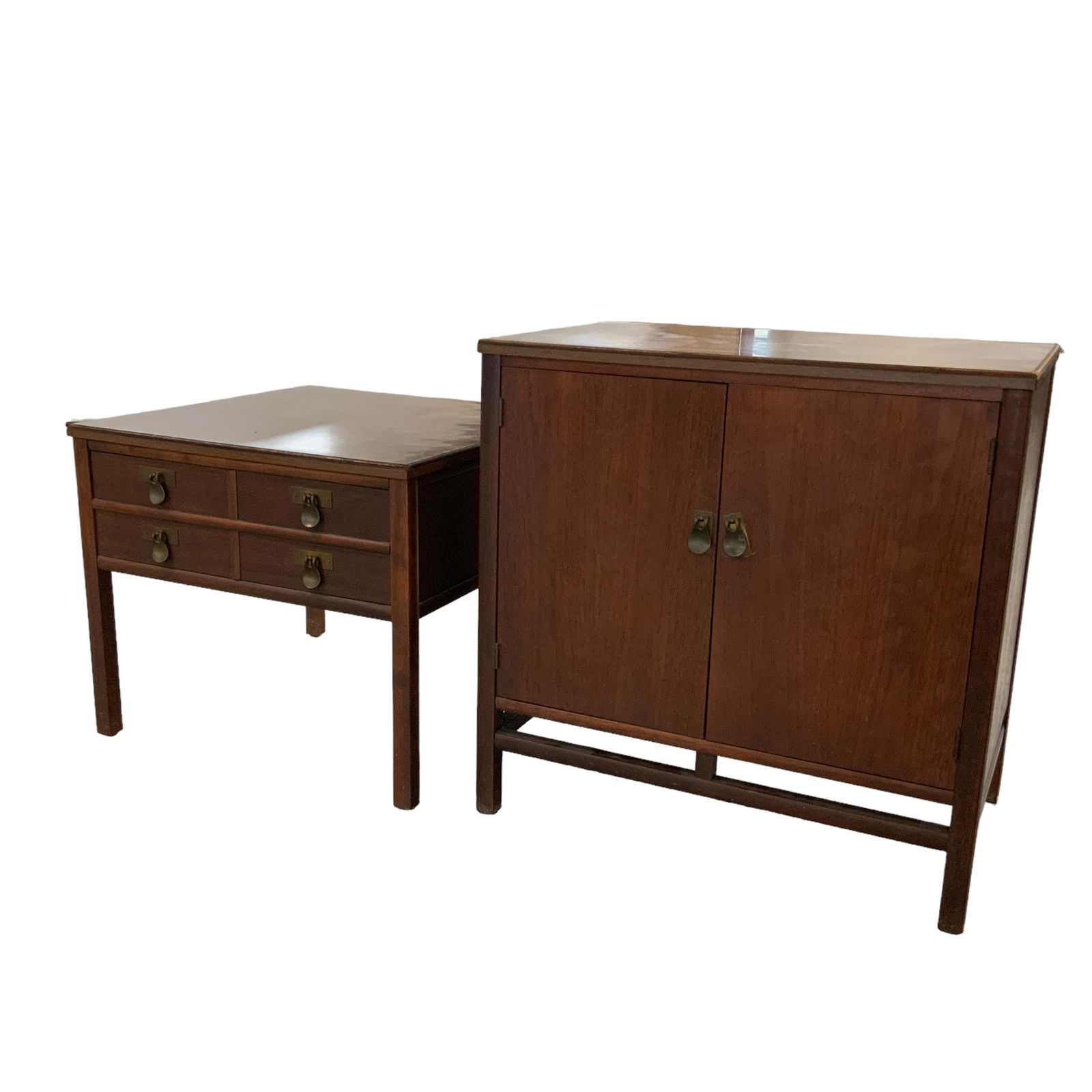 Walnut Bar w/ Matching Side Table (1 of 4)