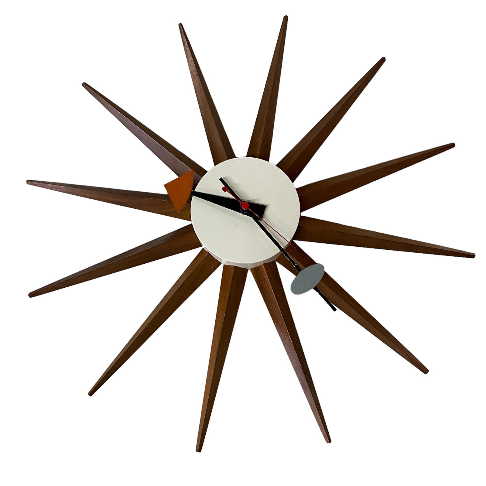 George Nelson Howard Miller Sunburst Clock. (1 of 2)