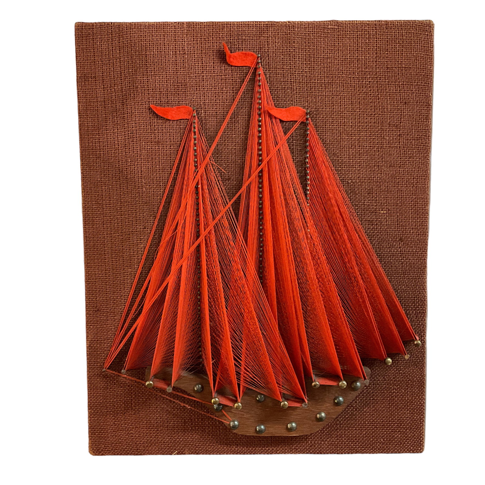 Sailboat String Art: Measures 20" x 16"