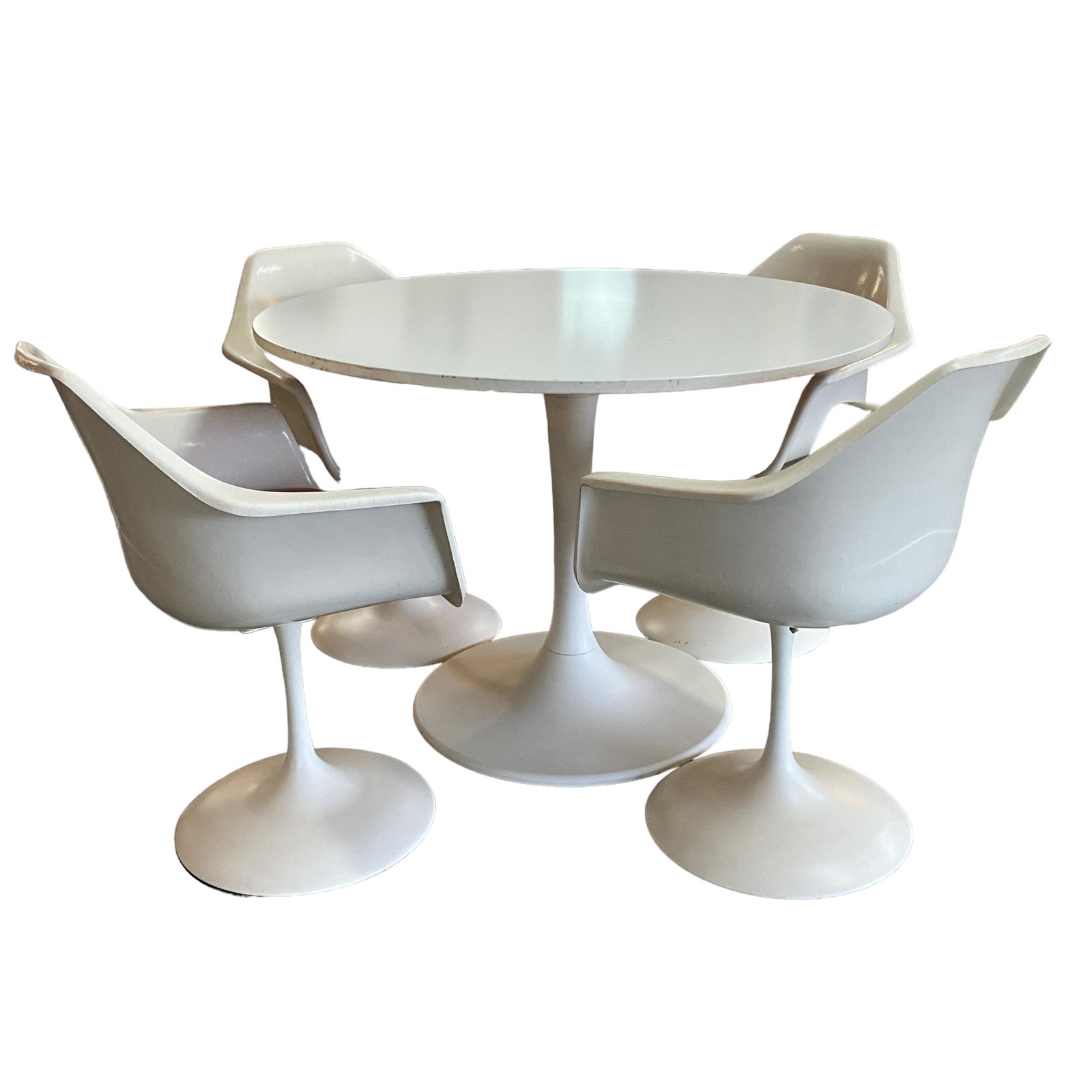 Arthur Umanoff Fiberglass Tulip Table & Chairs (1 of 2)