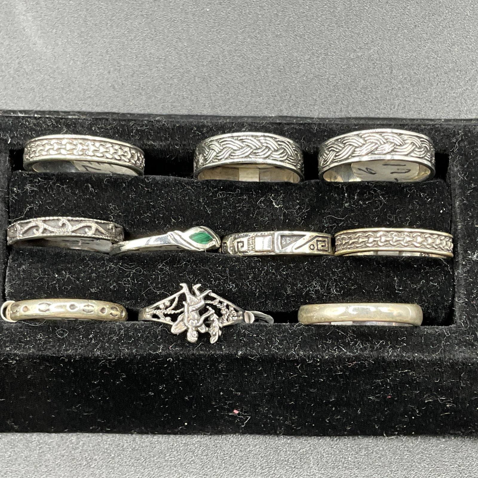 Ten Sterling Rings (1 of 4)